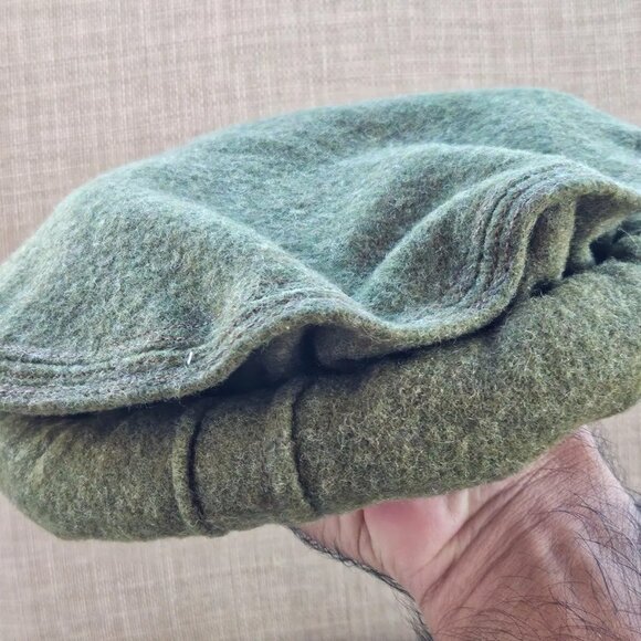 Chitral Hat Hanmade Green Wool Warm Round Men Hat Traditional Toppi Cap - Picture 6 of 11